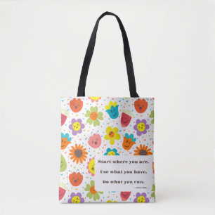 Customisable Spring is in the air reusable tote Bag
