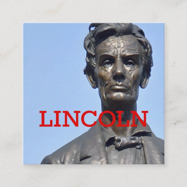 Customisable Sq Bus Card Lincoln in Lytle Park (Front)