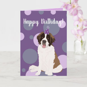 Customisable St Bernard Card
