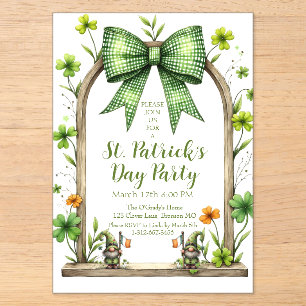 Customisable St. Patrick’s Day Invitation