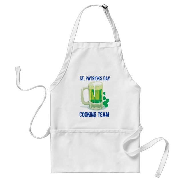 Customisable St. Patricks Drinking Team Standard Apron (Front)