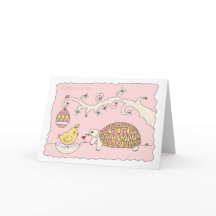 Customisable Star Tortoise Easter Card