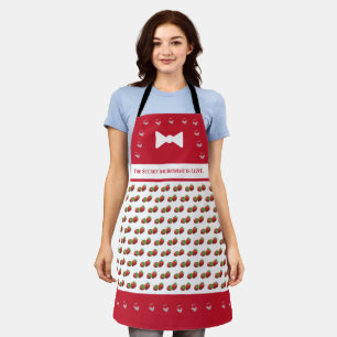 Customisable Strawberry Patterned Apron