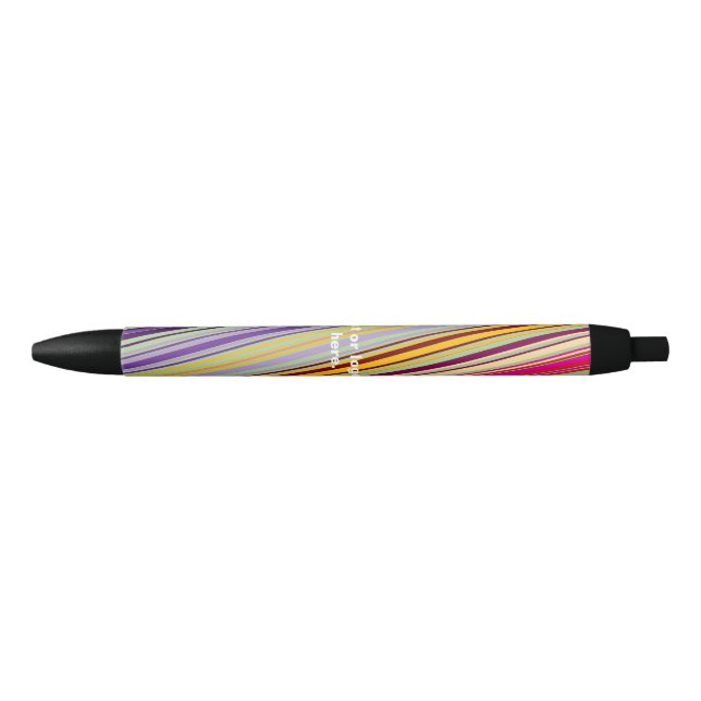 Customisable Striped Pen (Front)