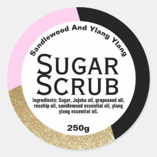 Customisable Sugar Scrub Label