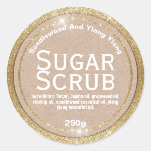 Customisable Sugar Scrub Label