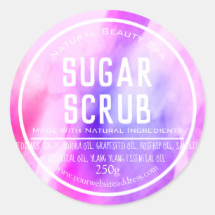 Customisable Sugar Scrub Label