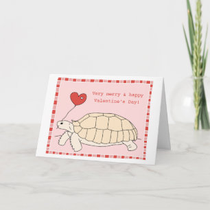 Customisable Sulcata Tortoise Card