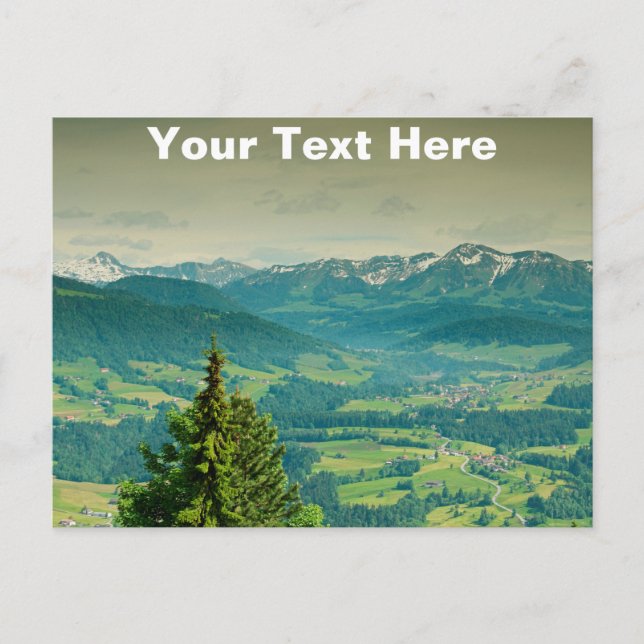 Customisable Sulzberg, Austria Postcard (Front)