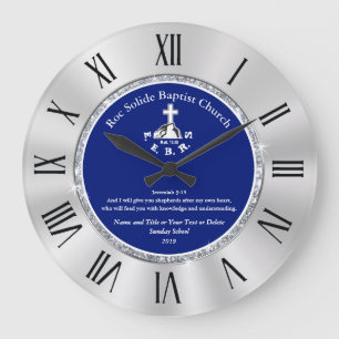 Customisable Sunday School Teacher Gift Ideas Large Clock