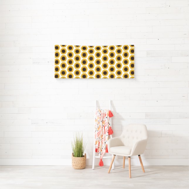Customisable Sunflowers Banner (Insitu)