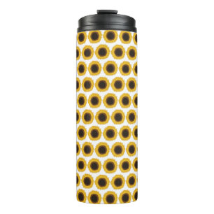 Customisable Sunflowers Thermal Tumbler
