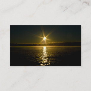 Customisable Sunrise Business Cards