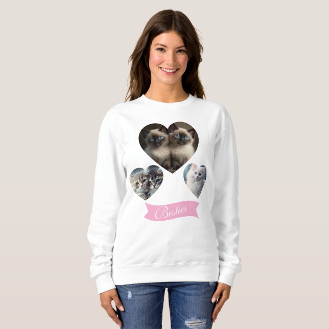 Customisable Sweatshirt for Cat Lovers (Front Full)