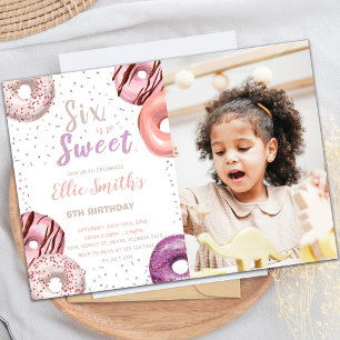 Customisable Sweet Party Invitations for Kids