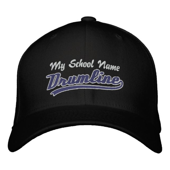 Customisable Swoosh Drumline Embroidered Hat (Front)