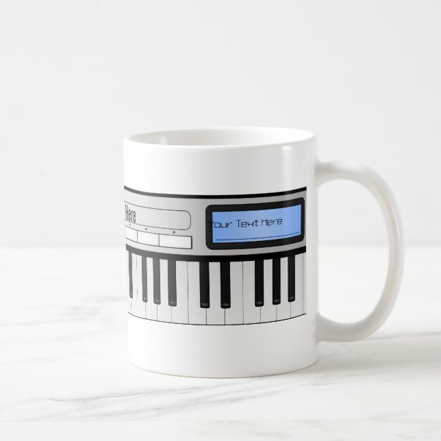 Customisable Synthesizer Keyboard Mug (Right)