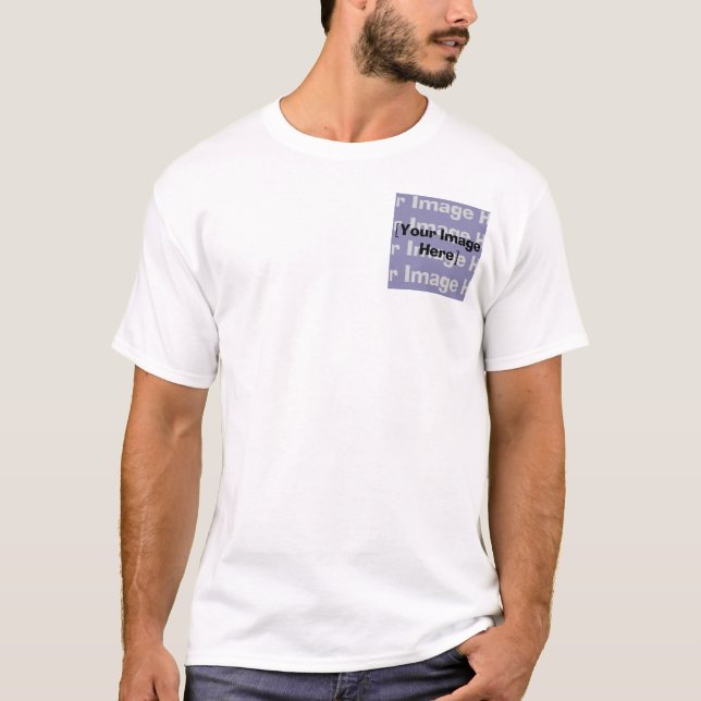 Customisable T-Shirt Pocket and Vertical Back (Front)