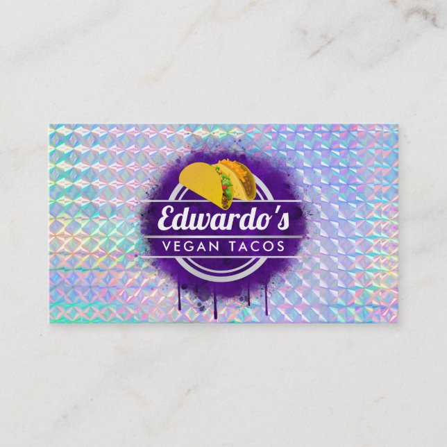Customisable Taco business cards (Front)