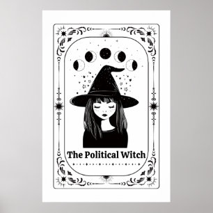 Customisable Tarot Feminist Witch Political Zodiac Poster