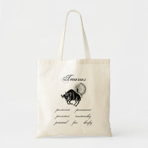 Customisable Taurus traits Greek-style Zodiac Tote Bag