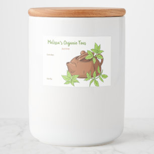 Customisable Tea and Tea Blend Food Labels