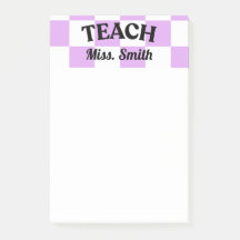Customisable Teacher Post-it