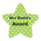 customisable teacher's award stickers