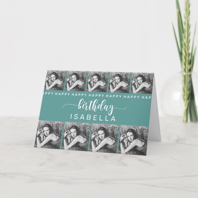 Customisable Template Birthday Card (Front)