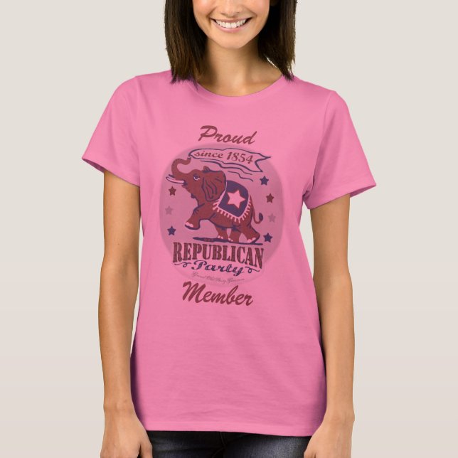 Customisable Template - Proud Republican T-Shirt (Front)