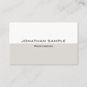 Customisable Template Trendy Elegant Modern Business Card