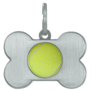 Customisable Tennis Ball Pet ID Tag