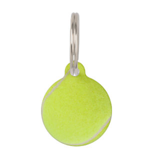 Customisable Tennis Ball Pet Tag