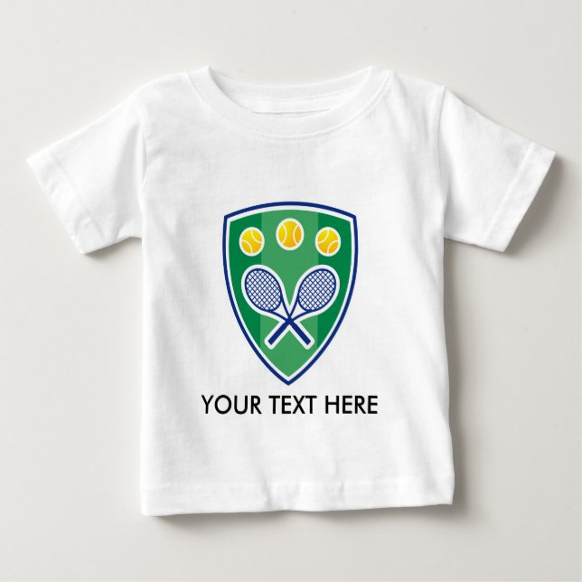 Customisable Tennis Club T Shirts baby clothing (Front)