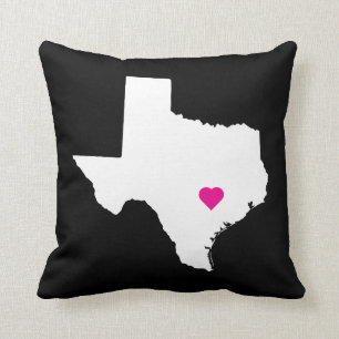 Customisable Texas State Love Reversible Pillow