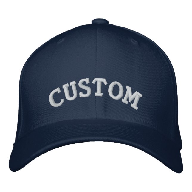 Customisable Text Baseball Cap (Front)