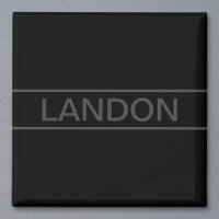 Customisable Text | Bold Modern Black & Dark Grey