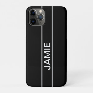 Customisable Text   Bold Modern Black & White Case-Mate iPhone Case
