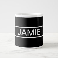Customisable Text | Bold Modern Black & White