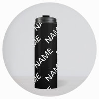 Customisable Text | Bold Modern Black & White