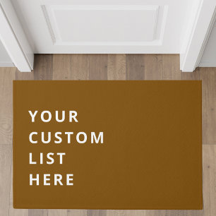 Customisable Text Doormat
