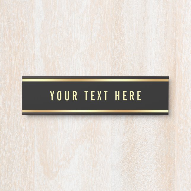 Customisable Text Exam Room Conference Room Door Sign (Front)