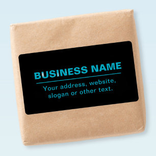 Customisable Text for Business Etc. Editable Black
