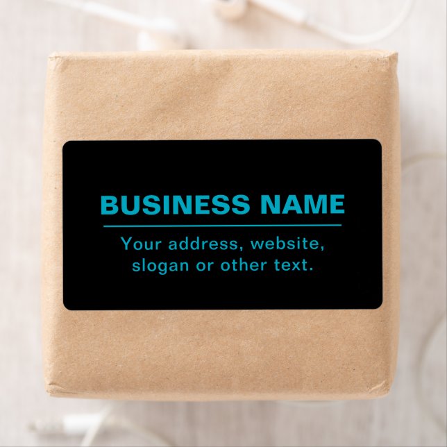 Customisable Text for Business Etc. Editable Black (Insitu)