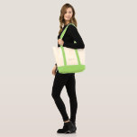 Customisable text Modern trendy diy green beige Tote Bag<br><div class="desc">Customisable text stylish tote bag.</div>