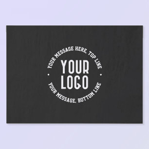 Customisable Text & Your Uploaded Logo or Image   Tissue Paper