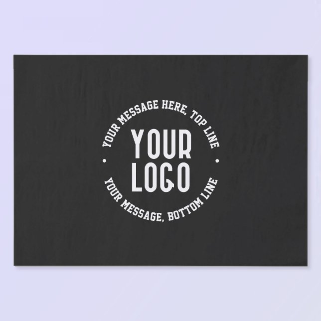 Customisable Text & Your Uploaded Logo or Image   Tissue Paper (Creator Uploaded)