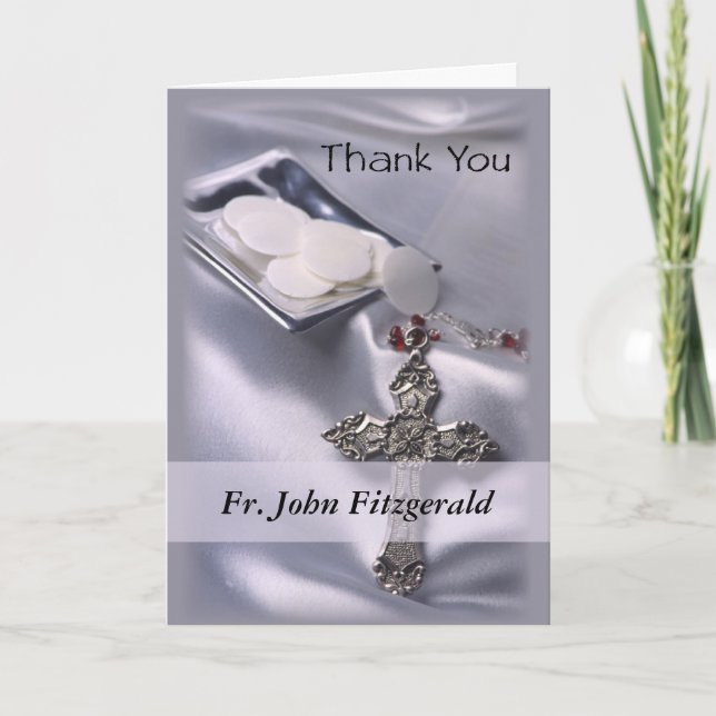 Customisable Thank You Ordination Anniversary Gift (Front)