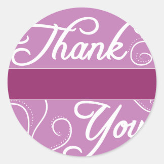 Customisable Thank You Stickers