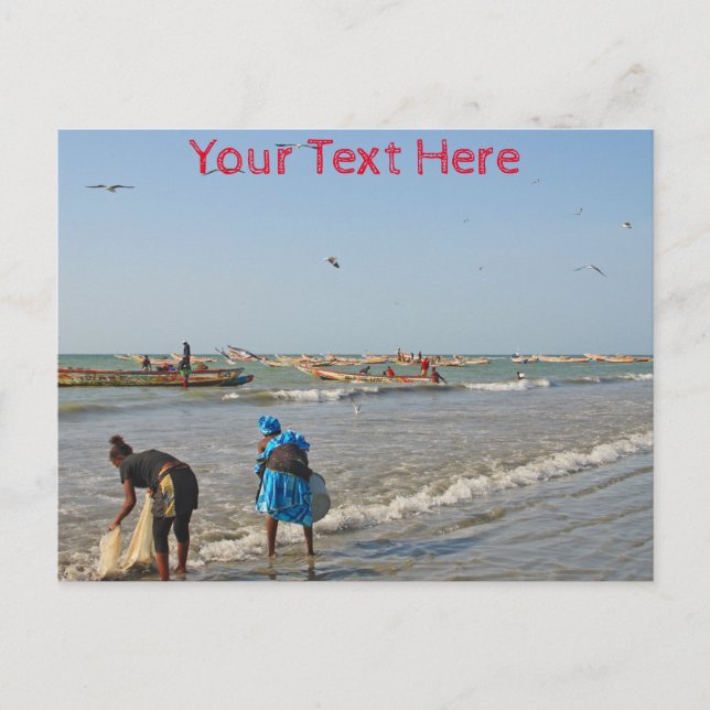 Customisable The Gambia Postcard (Front)
